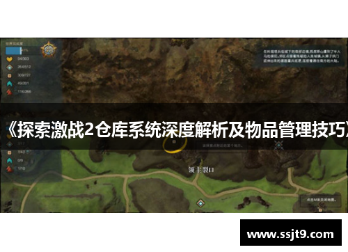 《探索激战2仓库系统深度解析及物品管理技巧》